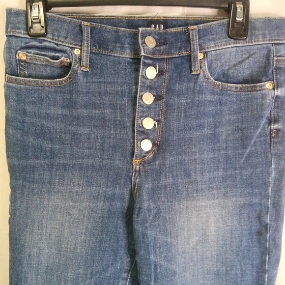 Gap Denim True Skinny Jeans Indigo Stretch Size 30 - Picture 5 of 13